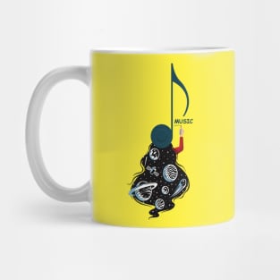 A Songwriter And Music Of Universe Mug